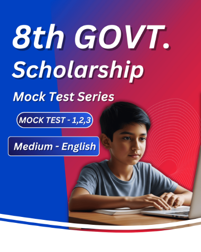 Picture of 8th GOVT. Scholarship Mock Test Series Medium - English